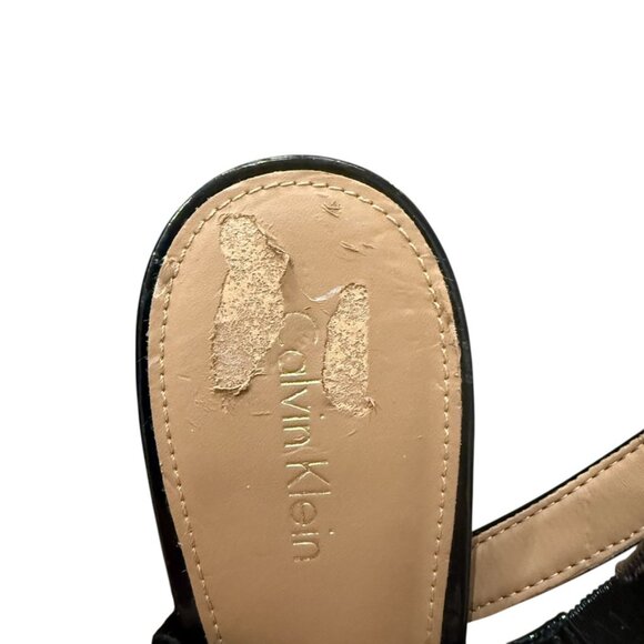 NWOT Calvin Klein Women's Black Heels Size 9 - Picture 7 of 7